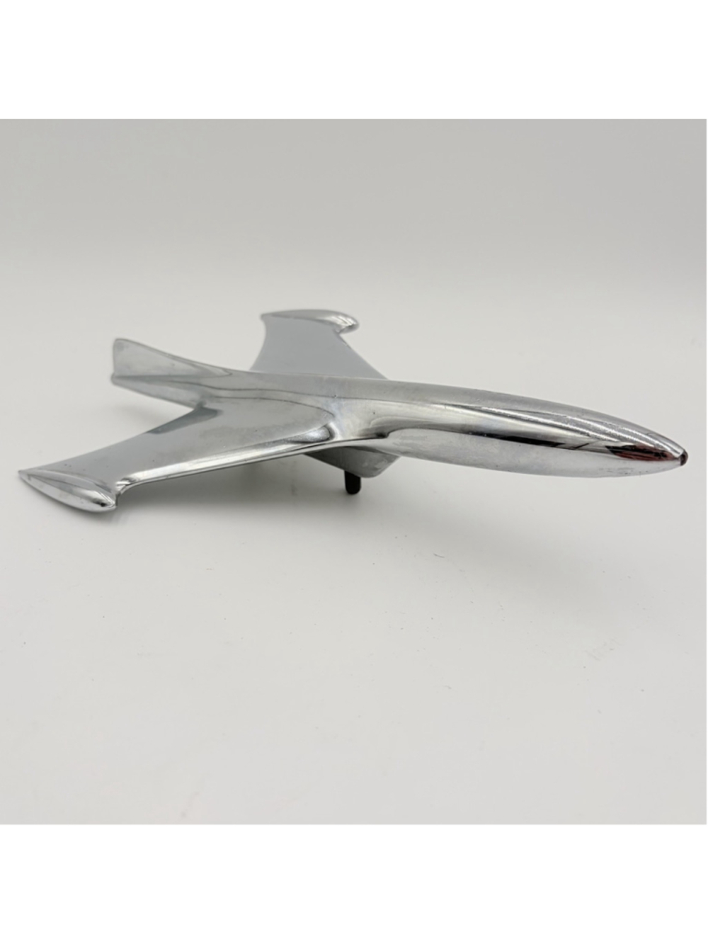 Ford BF-16850-A HOOD ORNAMENT VINTAGE 1953 Jet Airplane Chrome OEM 10in